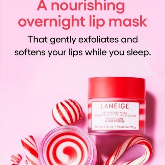 Laneige Lip Sleeping Mask Candy Cane Limited Edition No Longer Available - Picture 4 of 12